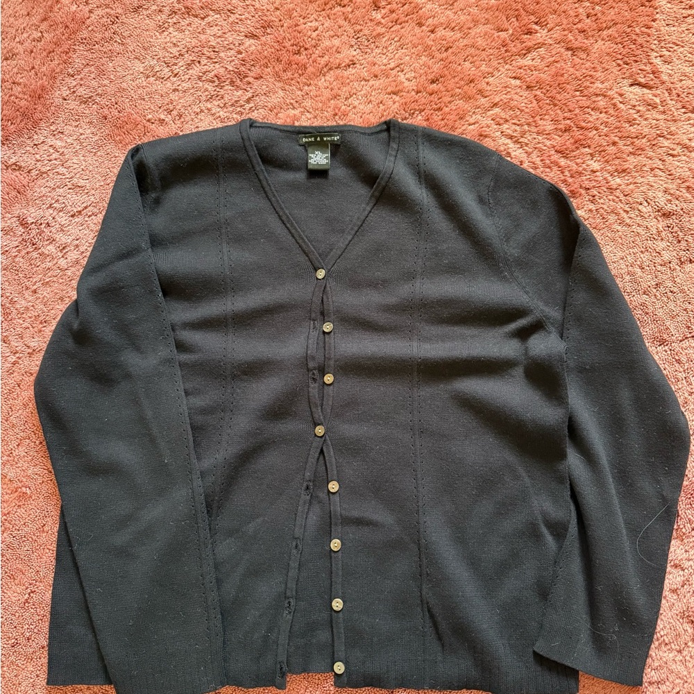 Women’s Black Cardigan Sweater